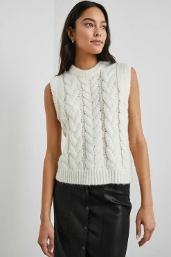 Vrouwen Rails Alexis Sweatervest - Ivoor