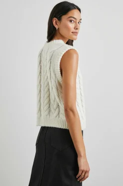 Vrouwen Rails Alexis Sweatervest - Ivoor