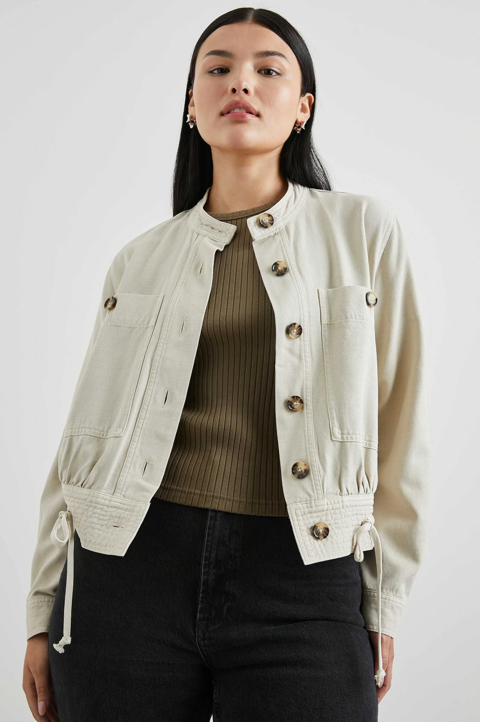 Vrouwen Rails Alma Jas - Steen