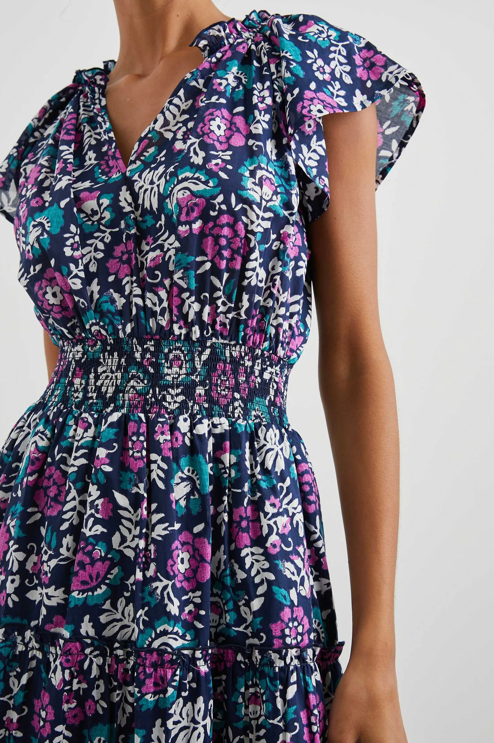 Vrouwen Rails Amellia Jurk - Houtblok Bloemen