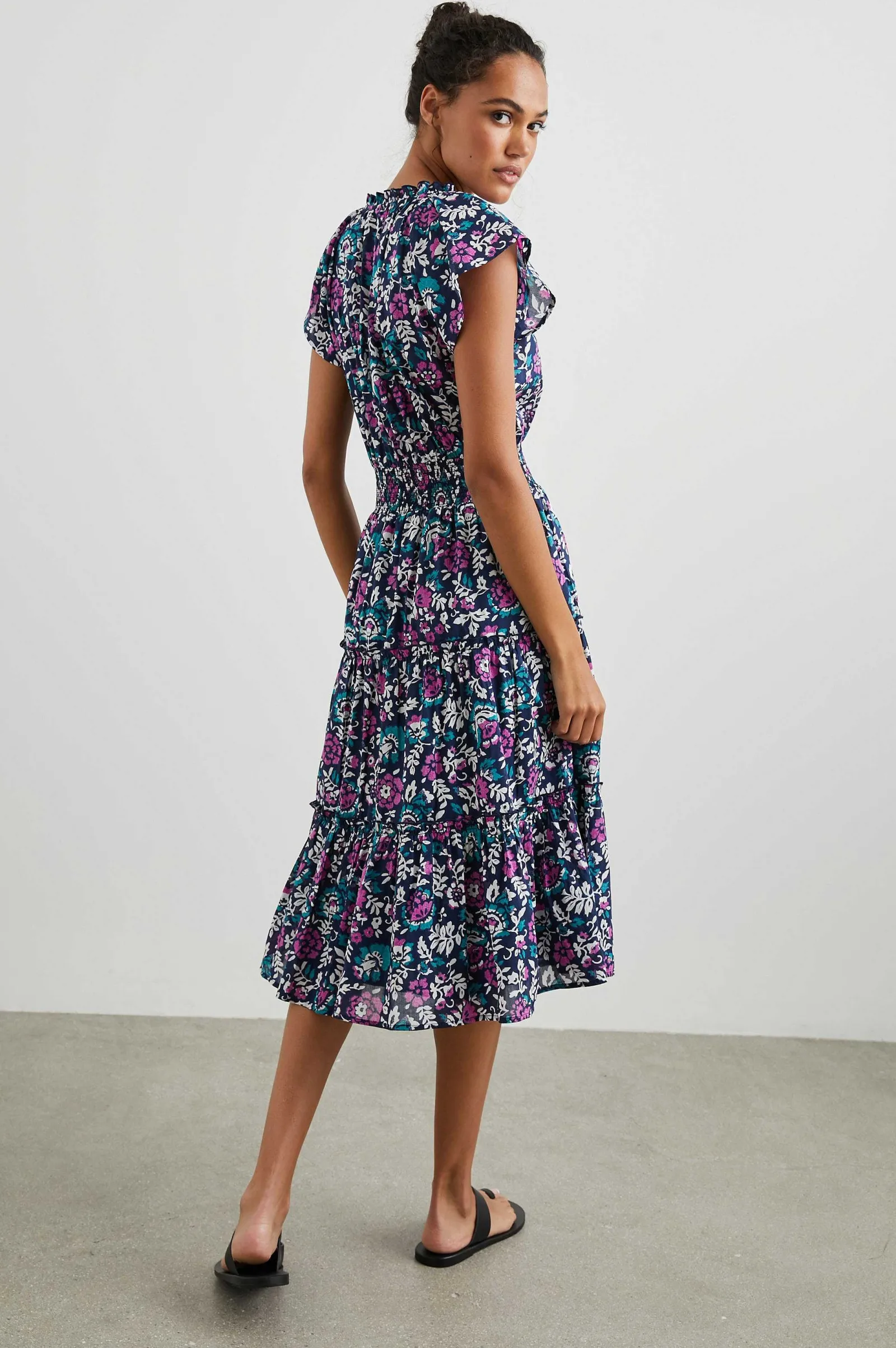 Vrouwen Rails Amellia Jurk - Houtblok Bloemen