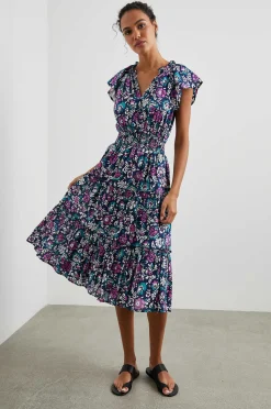 Vrouwen Rails Amellia Jurk - Houtblok Bloemen