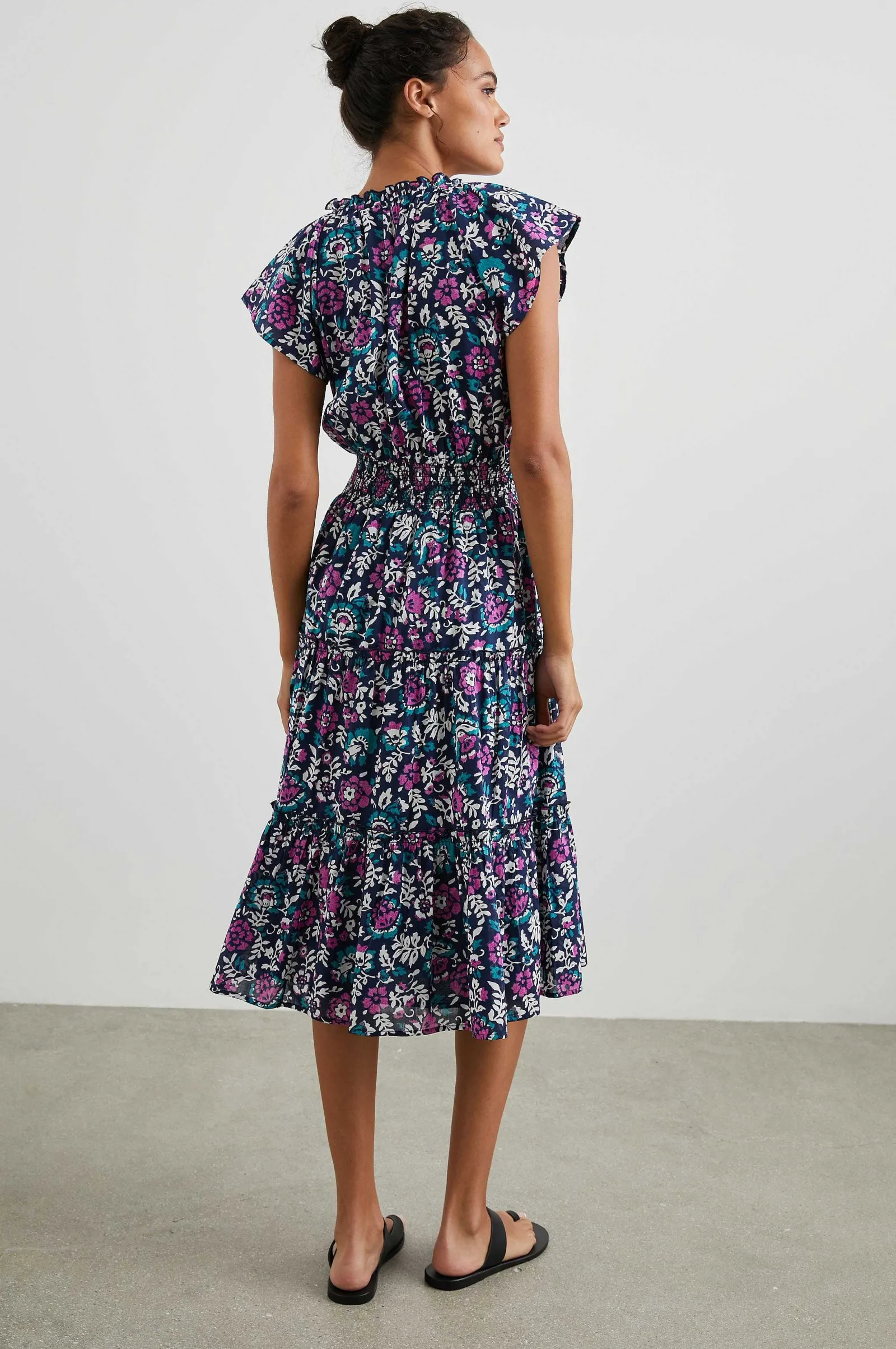 Vrouwen Rails Amellia Jurk - Houtblok Bloemen