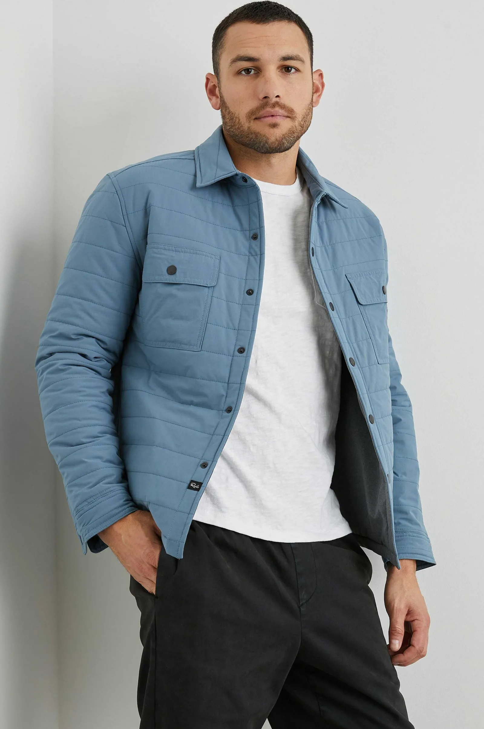 Heren Rails Andover Jas - Blauw Mirage