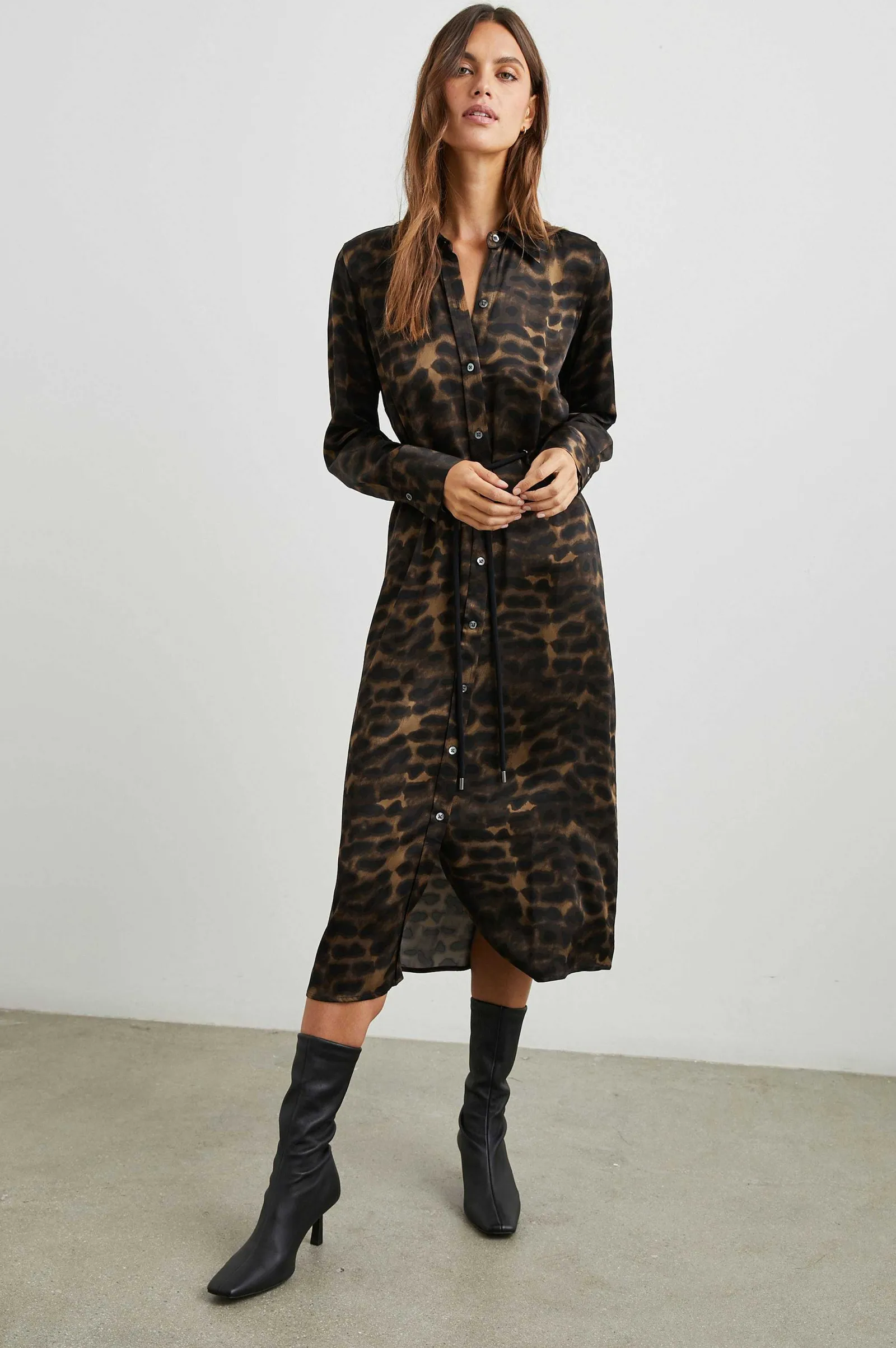 Vrouwen Rails Anina Jurk - Umber Luipaard