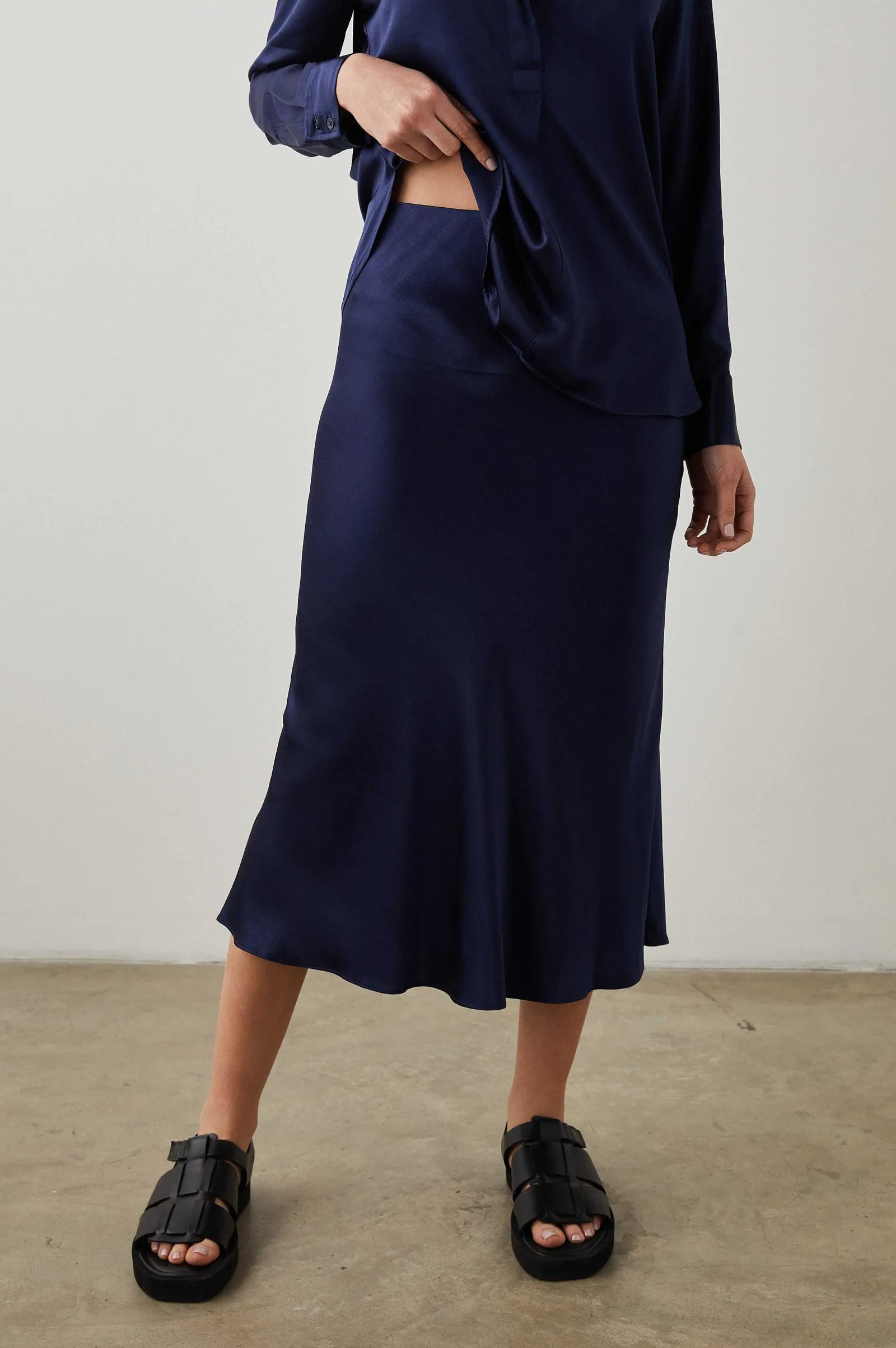 Vrouwen Rails Anya Rok - Marine