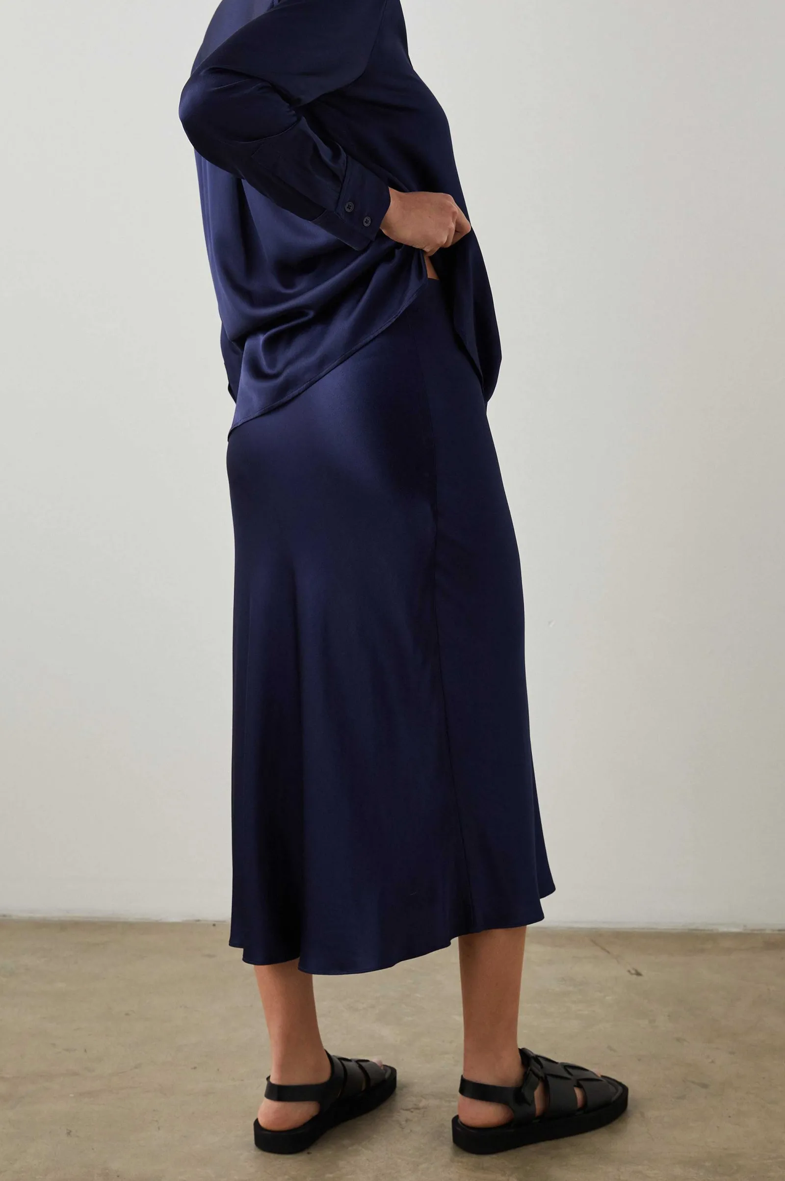 Vrouwen Rails Anya Rok - Marine