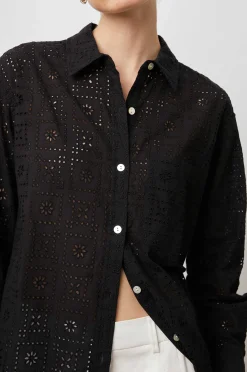 Vrouwen Rails Arlo Shirt - Zwart Zee Oogje