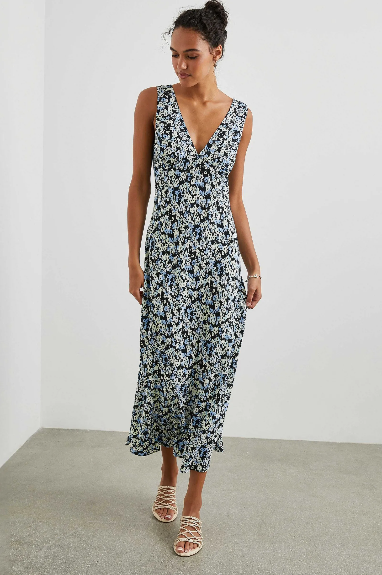 Vrouwen Rails Audrina Jurk - Middernacht Weide Bloemen