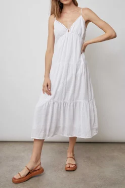 Vrouwen Rails Avril Jurk - Wit Kant Detail