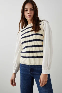 Vrouwen Rails Bambi Trui - Ivoor Marine Stripe