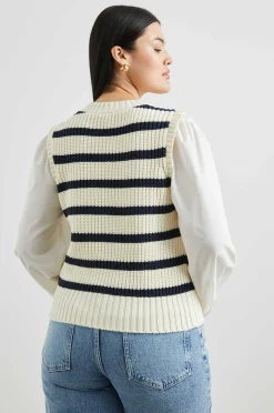 Vrouwen Rails Bambi Trui - Ivoor Marine Stripe