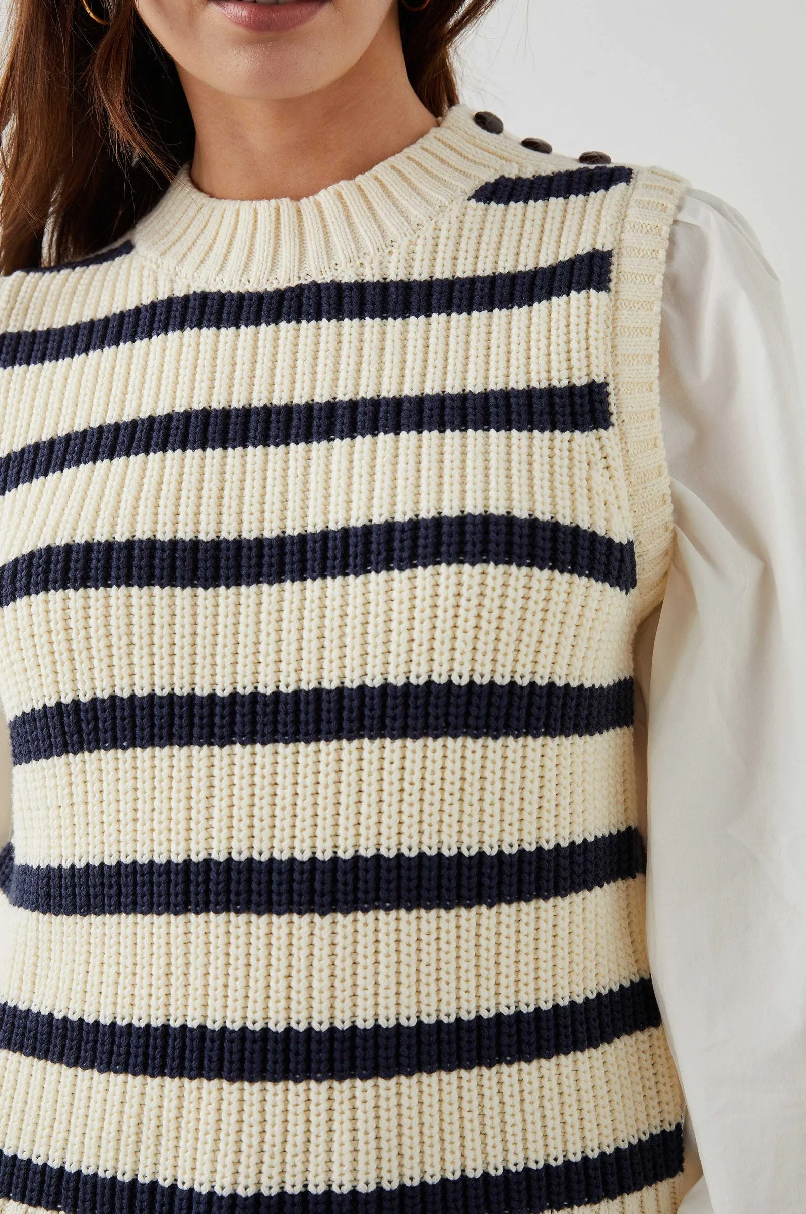 Vrouwen Rails Bambi Trui - Ivoor Marine Stripe