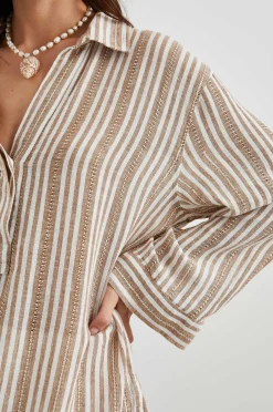 Vrouwen Rails Banks Top - Palo Santo Stripe