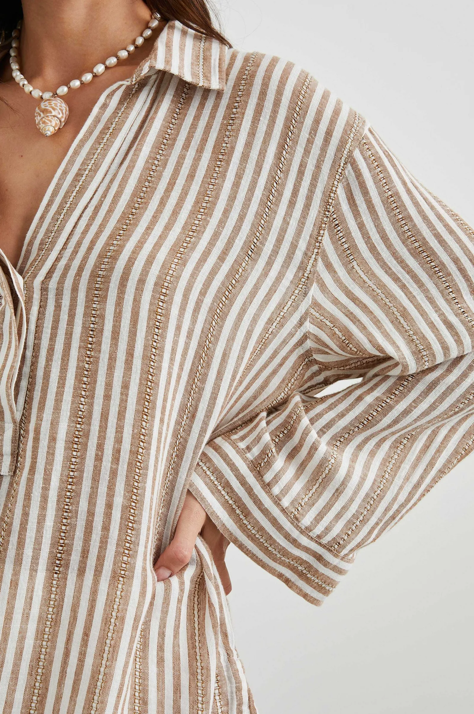 Vrouwen Rails Banks Top - Palo Santo Stripe