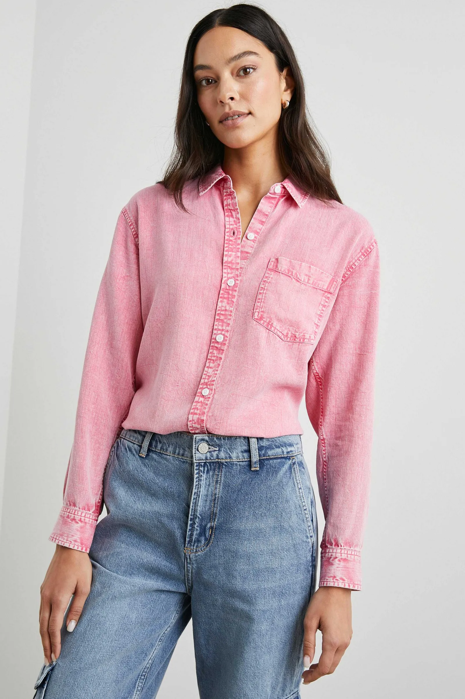 Vrouwen Rails Barrett Overhemd - Levendig Roze