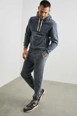 Heren Rails Basje Hoodie - Zongebleekte Marine