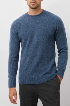 Heren Rails Beckson Trui - Heather Blauw