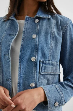 Vrouwen Rails Bianca Jas - Origineel Blauw