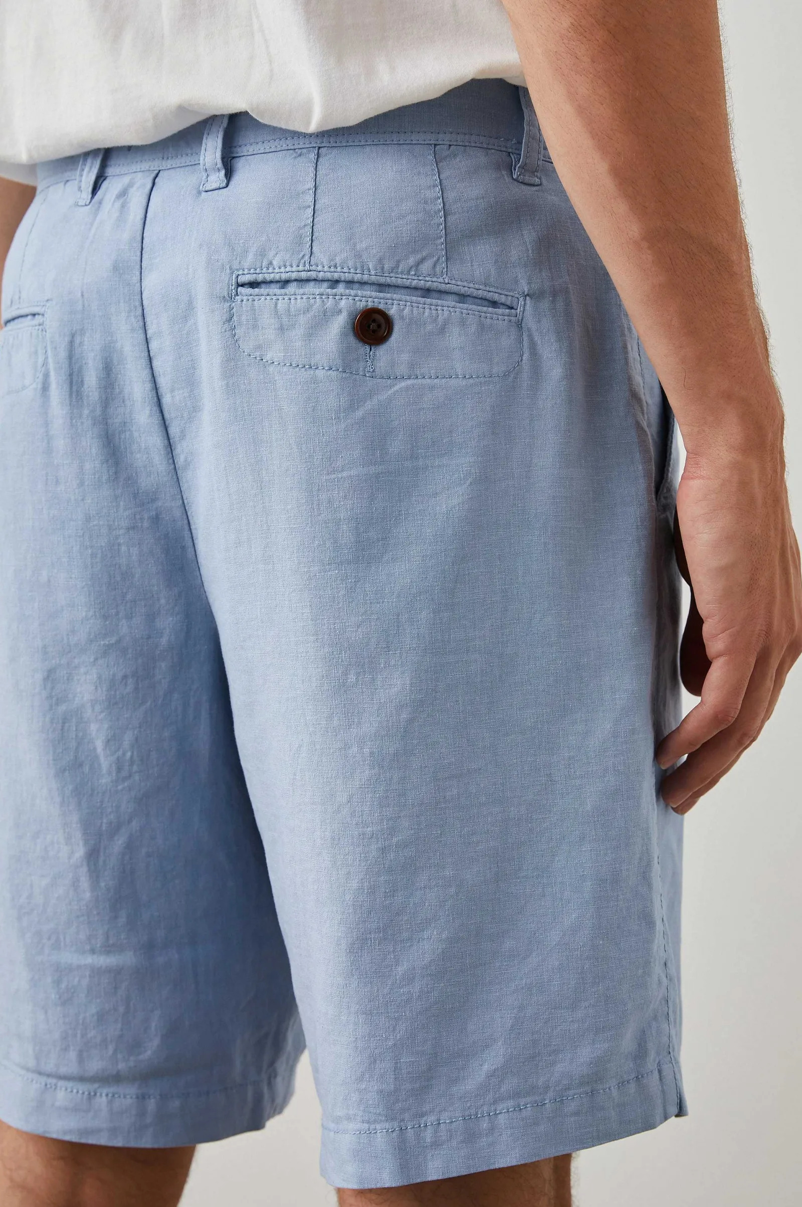 Heren Rails Boden Kort - Tanner Blauw