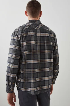 Heren Rails Bos Shirt - Houtskool Stichting Melange