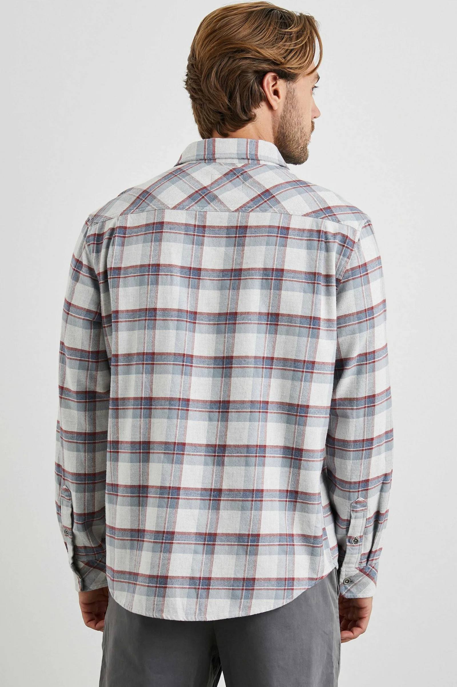 Heren Rails Bos Shirt - Moab Sky Melange