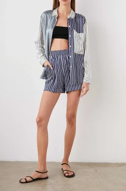 Vrouwen Rails Boxershort - Navy Kent Streep