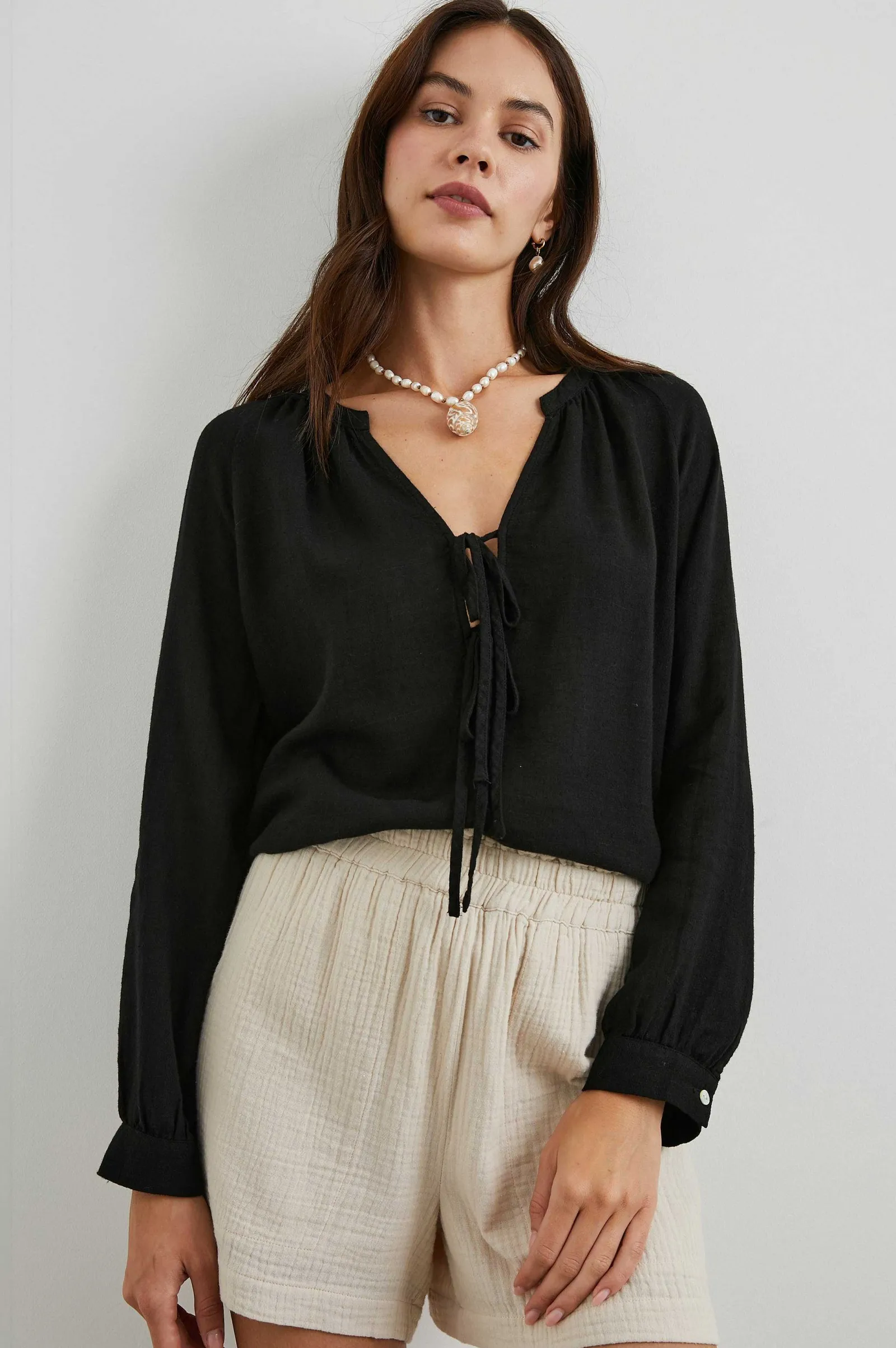 Vrouwen Rails Brielle Top - Zwart