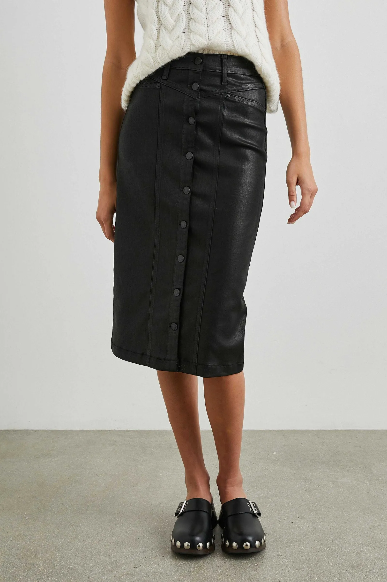 Vrouwen Rails Broadway Rok - Gecoate Noir