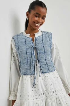 Vrouwen Rails Bronte Top - Medium Bewolken Was