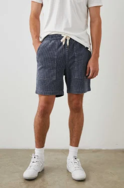 Heren Rails Caleb Kort - Donderblauw