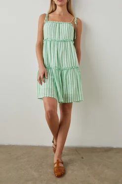Vrouwen Rails Caralyn Jurk - Cayman Groene Streep