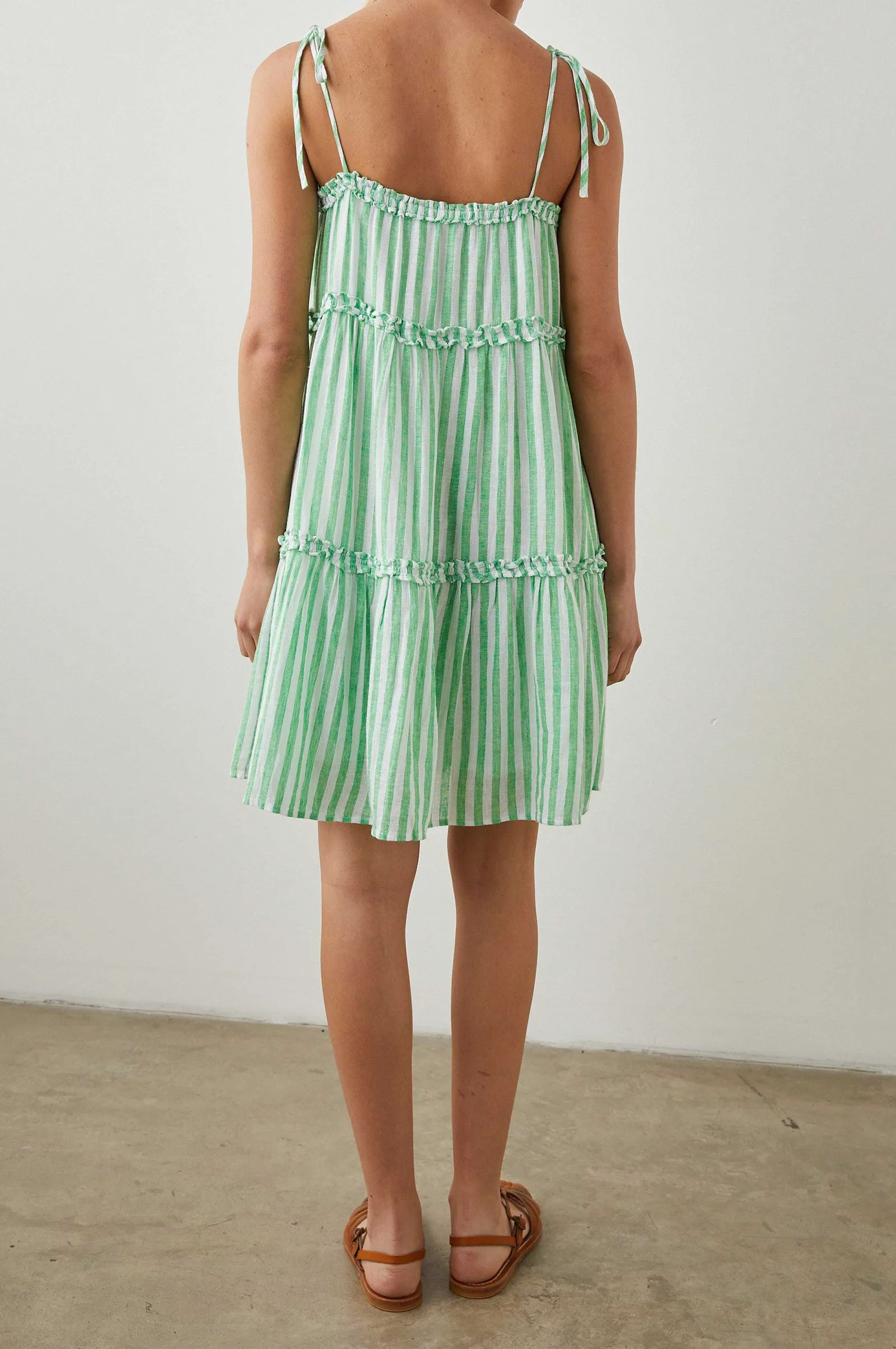 Vrouwen Rails Caralyn Jurk - Cayman Groene Streep