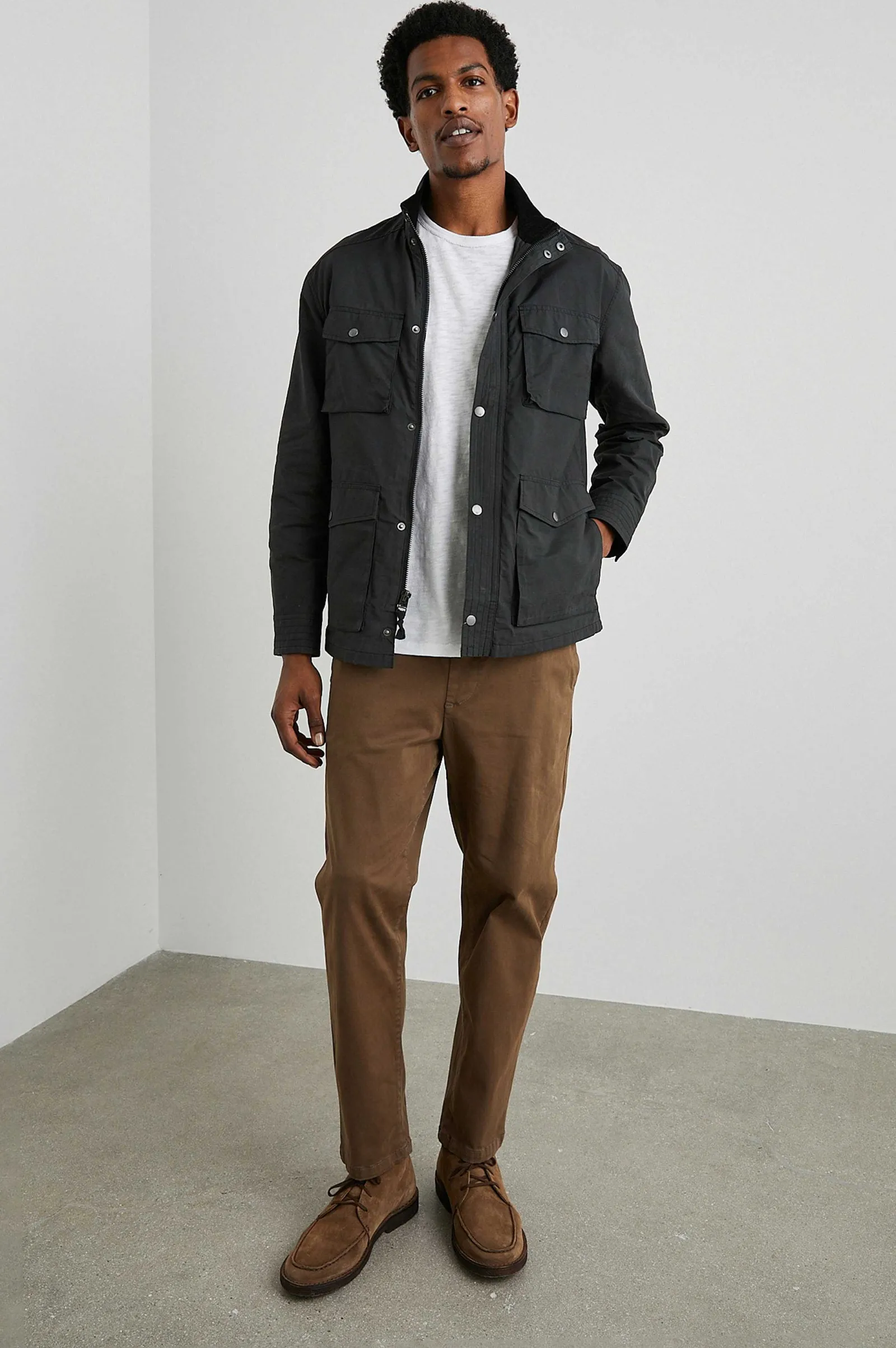 Heren Rails Cardiff Jas - Zwart