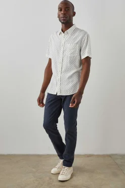 Heren Rails Carson Overhemd - Diamantprint Zwart