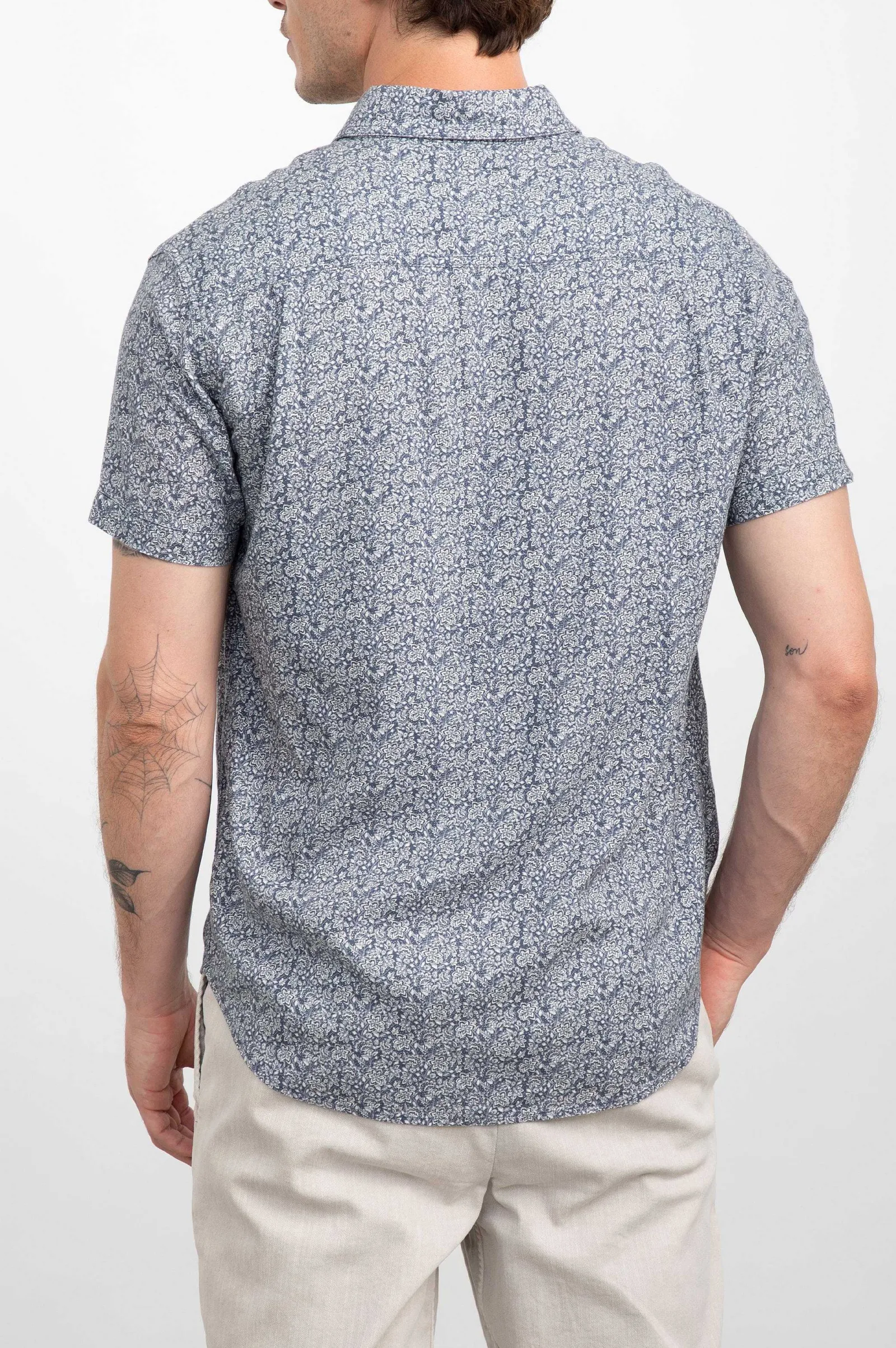 Heren Rails Carson Overhemd - Flora Bloom Marine