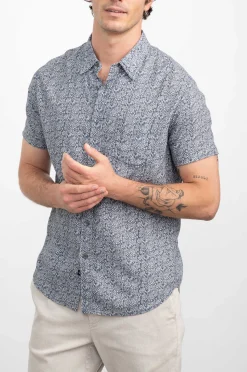 Heren Rails Carson Overhemd - Flora Bloom Marine