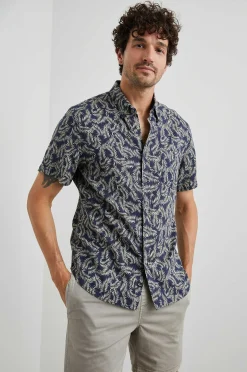 Heren Rails Carson Overhemd - Palm Amerikano Marine