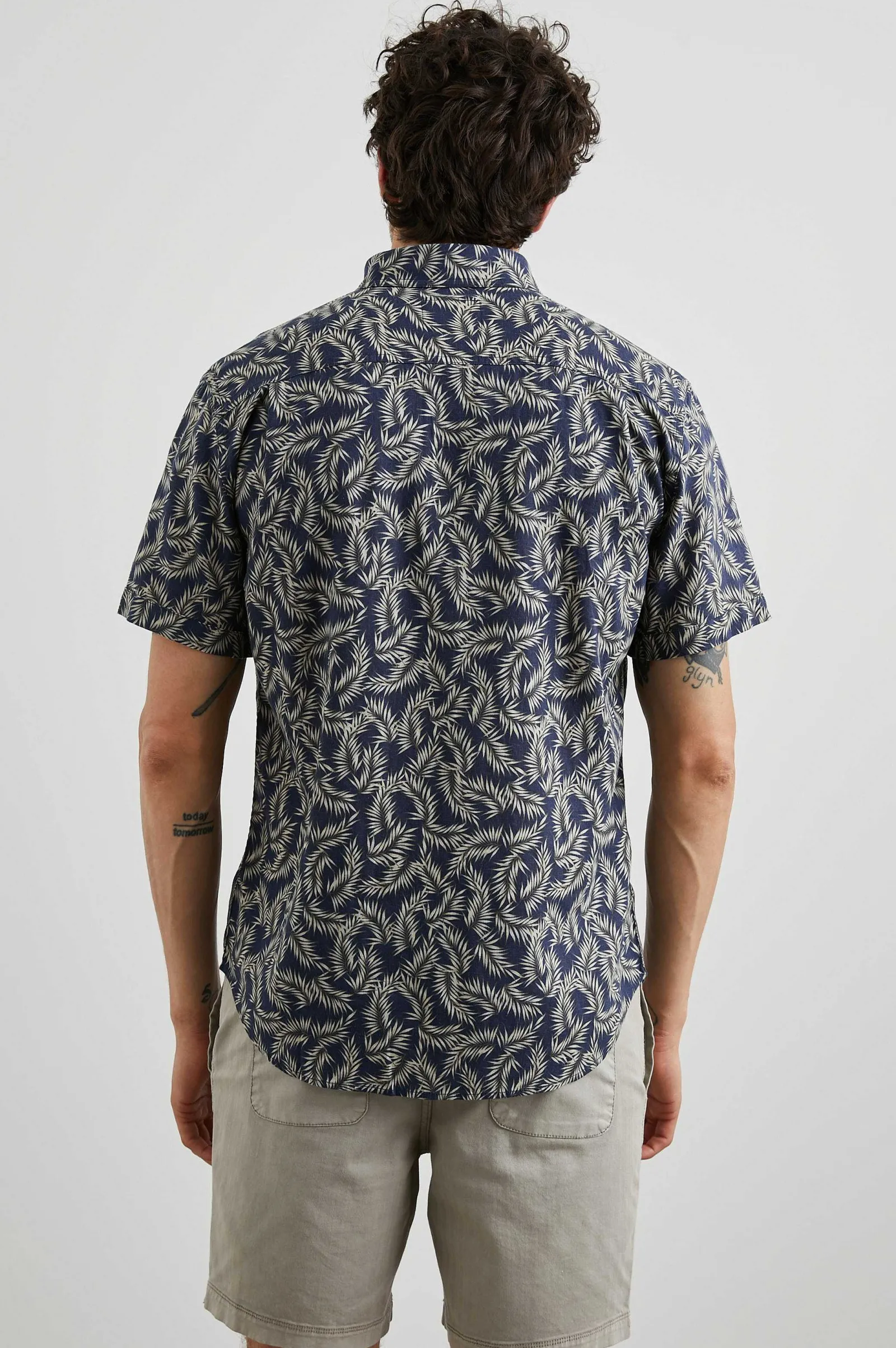 Heren Rails Carson Overhemd - Palm Amerikano Marine