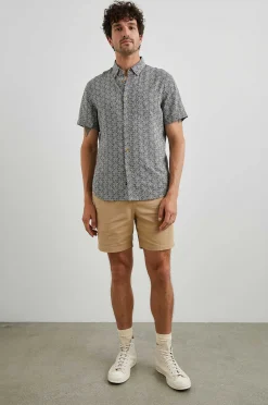 Heren Rails Carson Overhemd - Stammen Batik Hemel