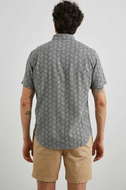 Heren Rails Carson Overhemd - Stammen Batik Hemel