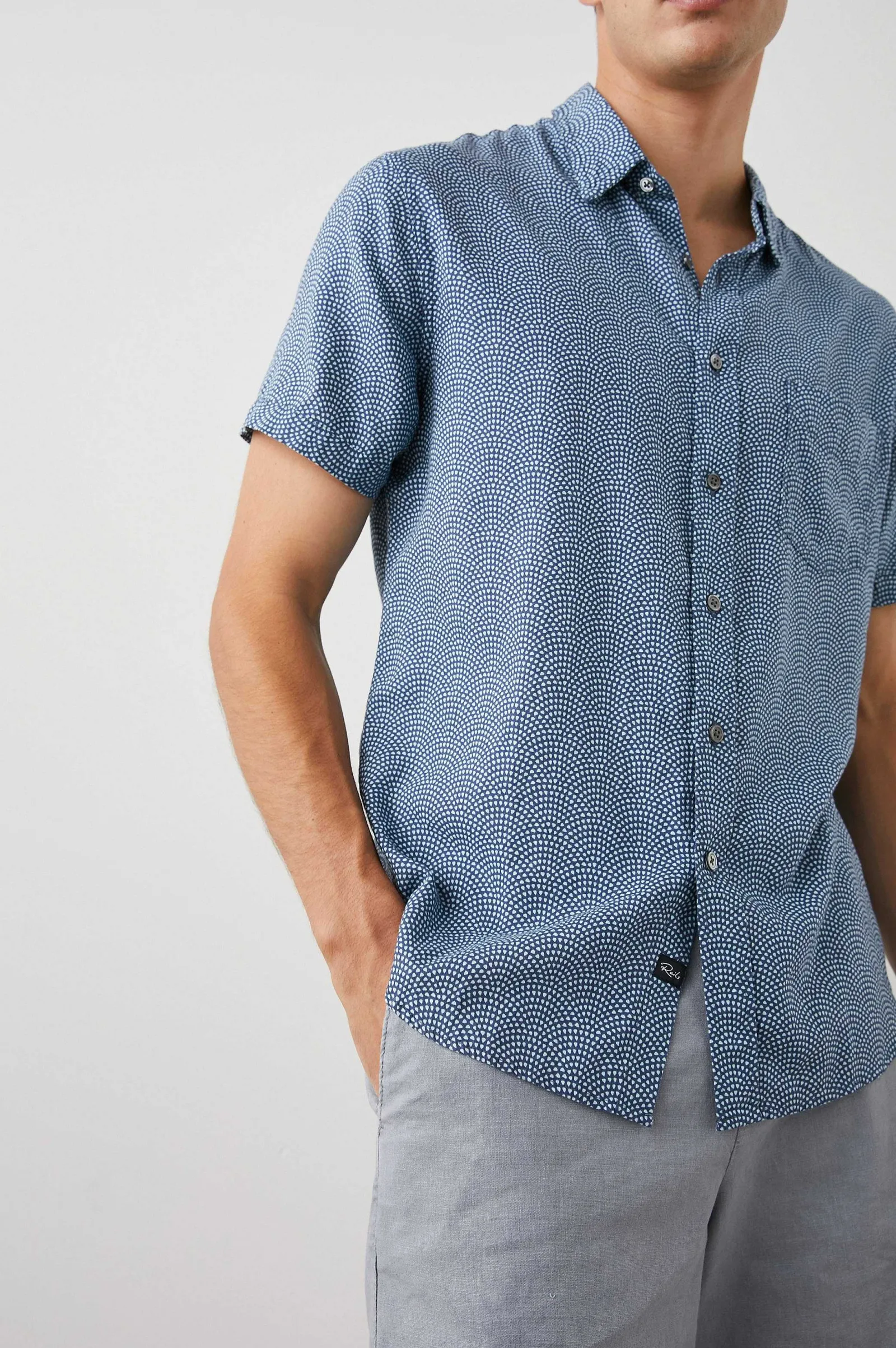 Heren Rails Carson Shirt - Eventide Diepzee