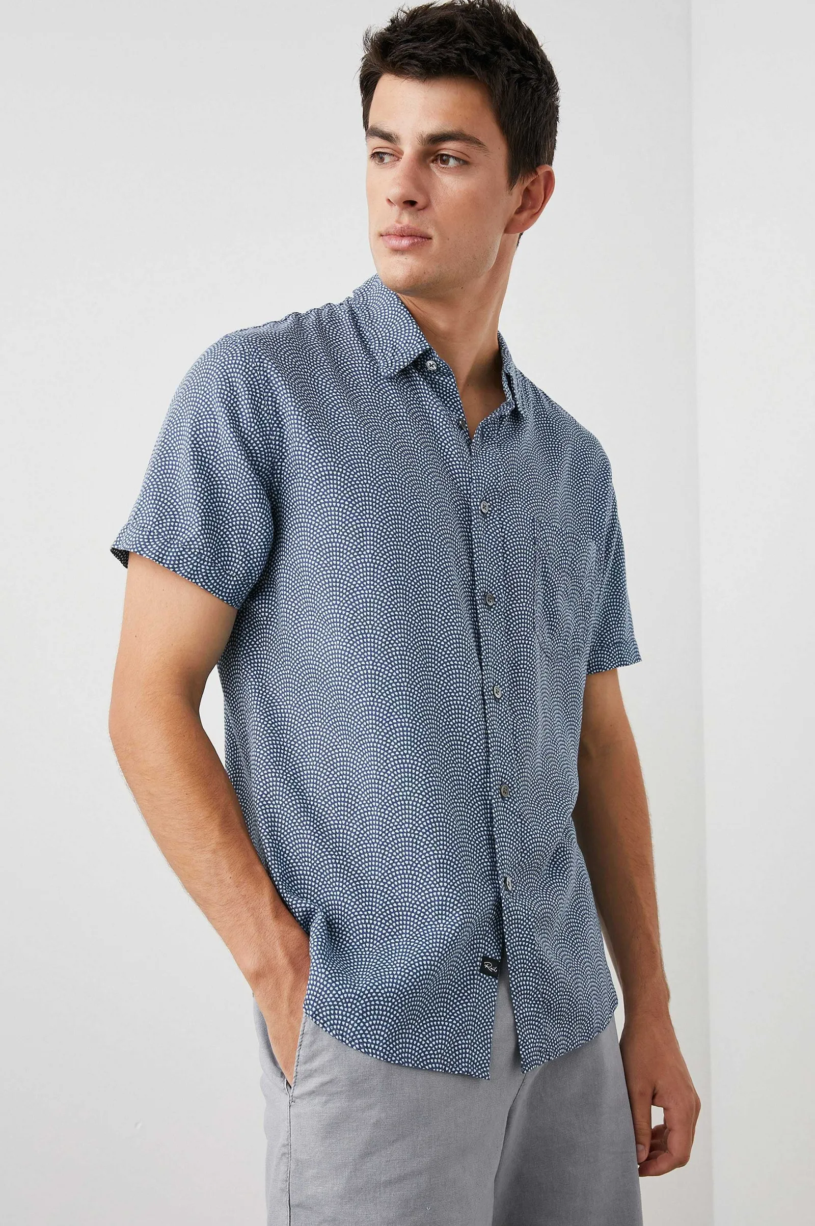 Heren Rails Carson Shirt - Eventide Diepzee