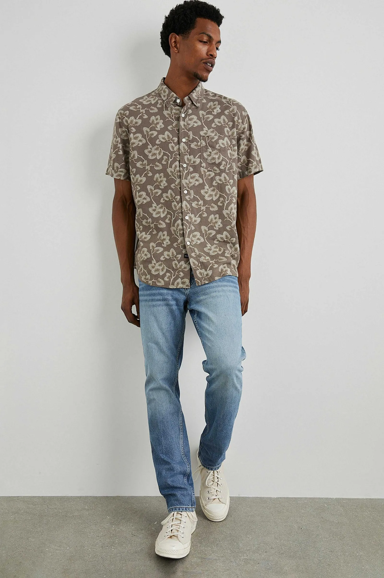 Heren Rails Carson Shirt - Japanse Esdoorn Vervaagd Zadel