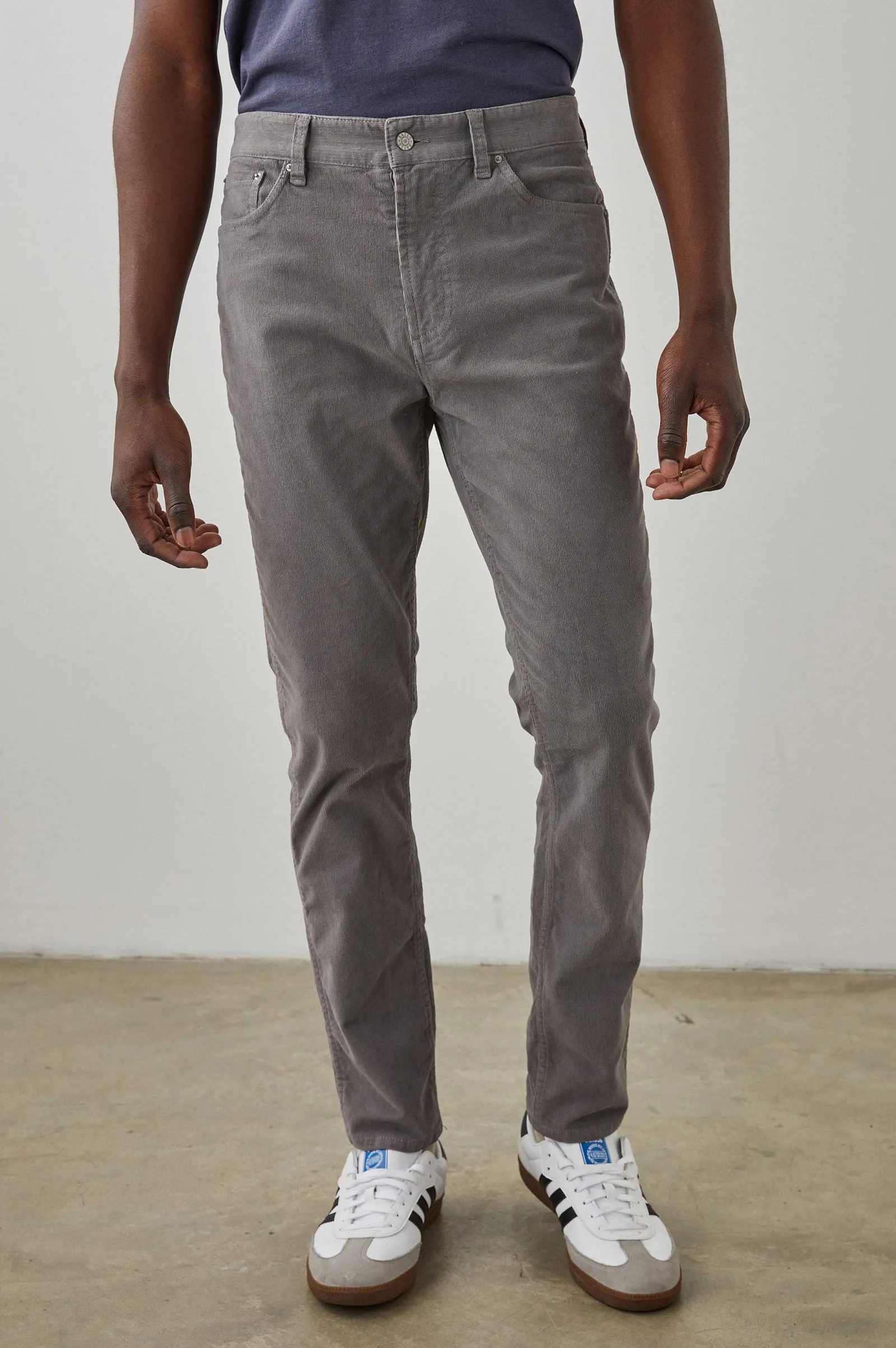 Heren Rails Carver Pant - Corduroy Storm Cloud