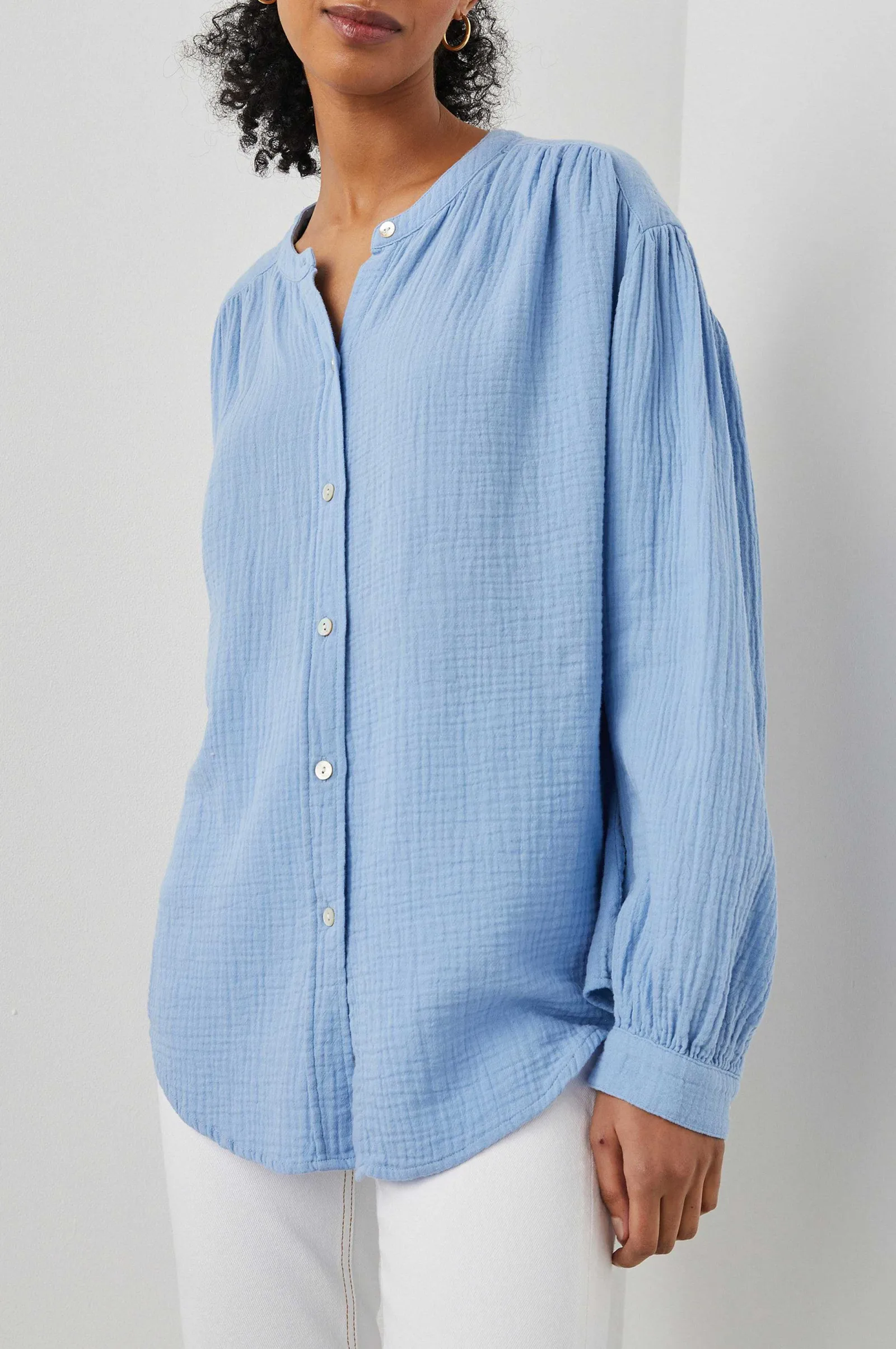 Vrouwen Rails Charlet Top - Vista Blauw