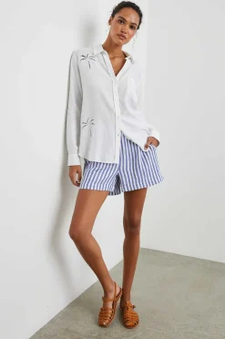 Vrouwen Rails Charli Shirt - Wit Palmoogje