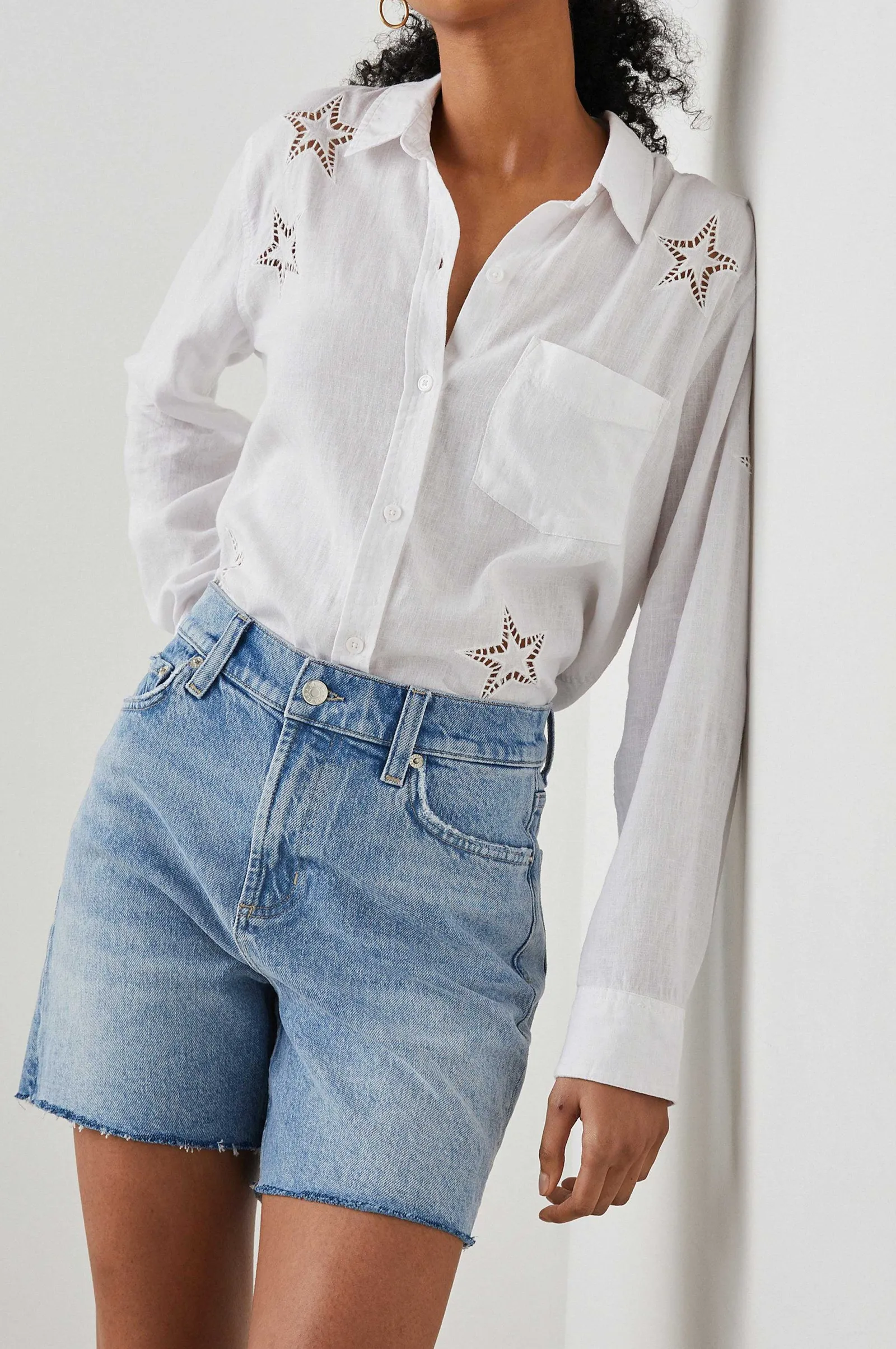 Vrouwen Rails Charli Shirt - Witte Oogjesterren