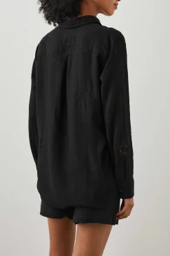 Vrouwen Rails Charli Shirt - Zwart Oogje Sterren