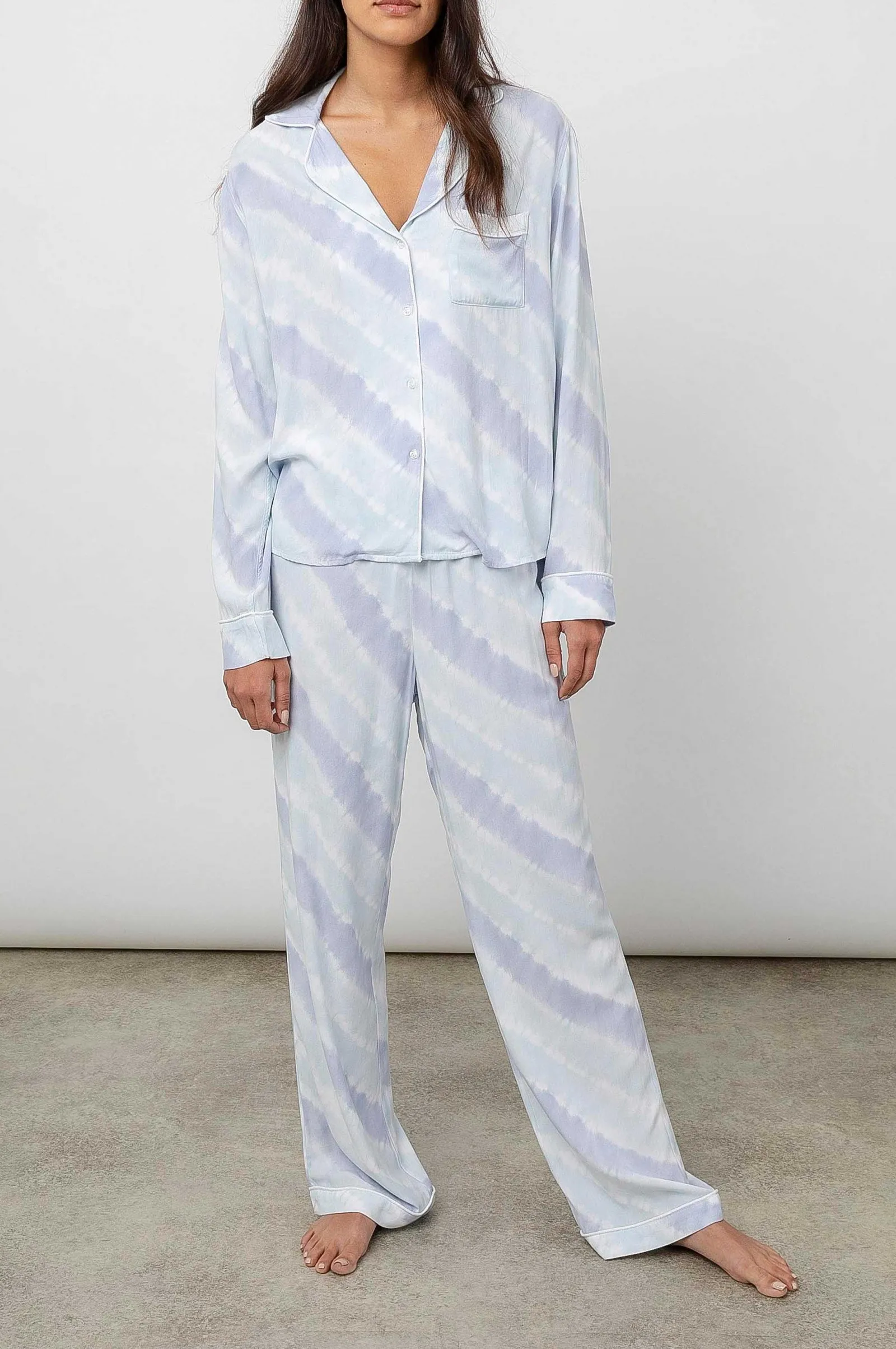 Vrouwen Rails Clara Pyjamaset - Cloud Mist Tie Dye